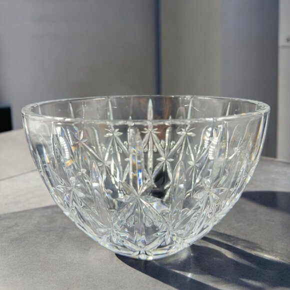 Marquis by Waterford Clear Crystal Sparkle Design Dish Bowl 9inch Germany New - Picture 2 of 16